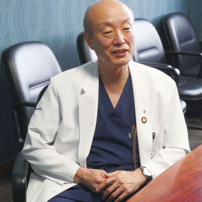 「どのように地域全体を巻き込んでやっていくか」を模索する林田良三院長。行政機関、商工会議所などにも積極的に話をしにいく
